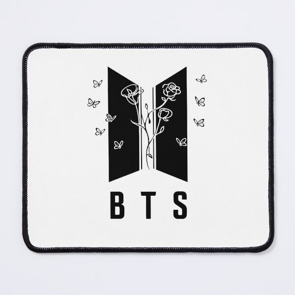 Item preview, BTS Floral Logo Shirt, Minimal Line Art Kpop Tee, Soft Aesthetic Fan Gift, Comfort Colors Shirt designed and sold by BerryHand.