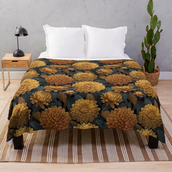 Item preview, Bold Dahlias - Tropical Flower Pattern - Gifts For Teenage Girls designed and sold by RoyalStarsPatts.