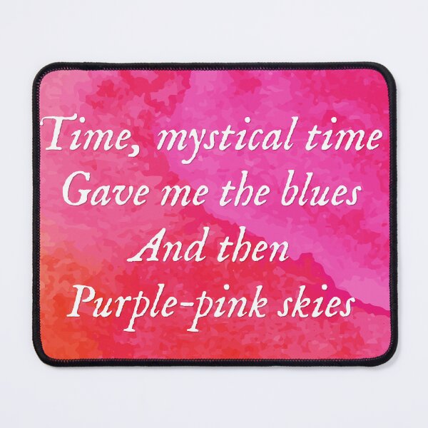 Item preview, invisible string - folklore - water colors, purple pink skies designed and sold by taylorvinyls.