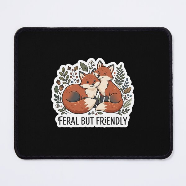 Item preview, Cute Feral But Friendly Fox Pair designed and sold by Owcomm.