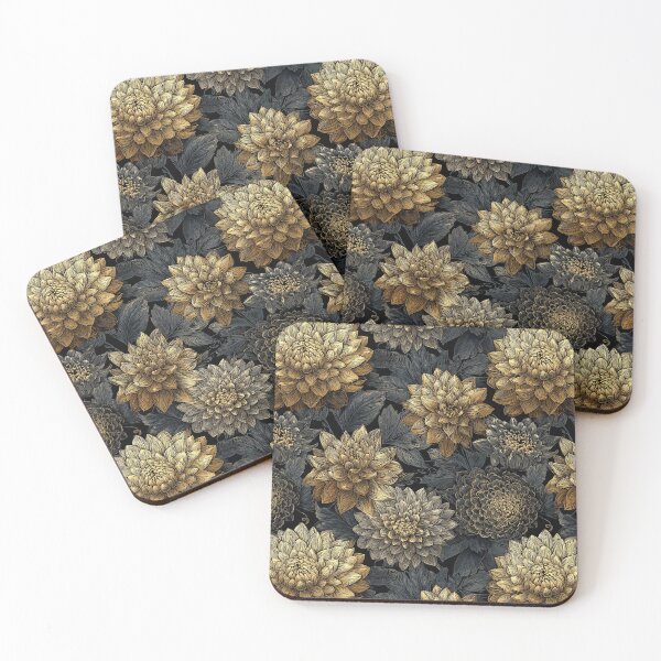 Item preview, Elegant Dahlias Floral  - Birth Flower Pattern  - Gifts For Wife designed and sold by RoyalStarsPatts.