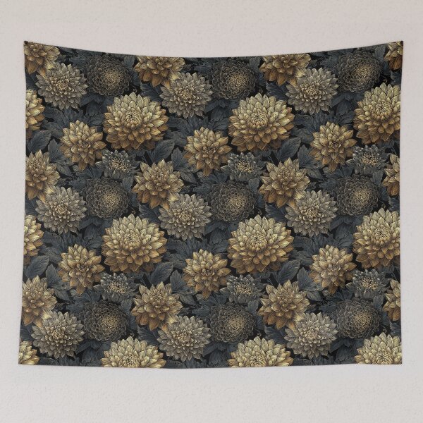 Item preview, Elegant Dahlias Floral  - Birth Flower Pattern  - Gifts For Wife designed and sold by RoyalStarsPatts.