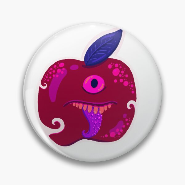 Item preview, Monster Apple Sticker designed and sold by Jericho Pipinich.