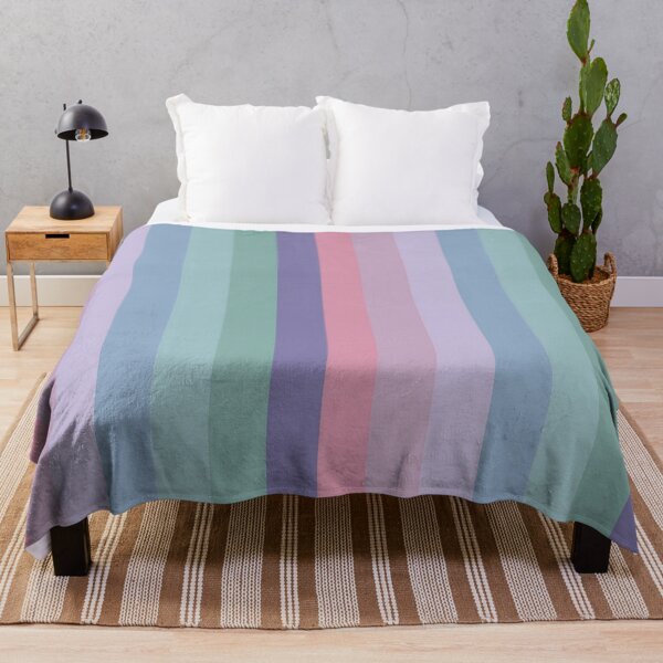 Item preview, Cool summer colour palette stripe design designed and sold by KLflorals.