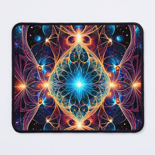 Item preview, Futuristic Mandala Space Core Neon Energy designed and sold by CuteSlothWorld.