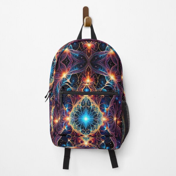 Item preview, Futuristic Mandala Space Core Neon Energy designed and sold by CuteSlothWorld.
