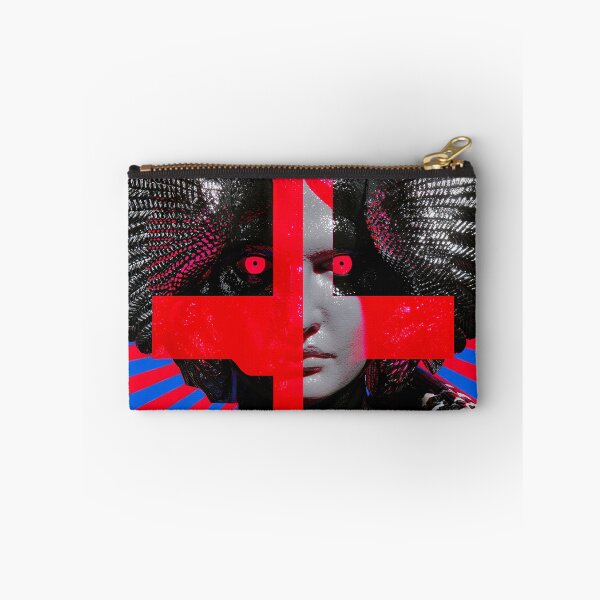 Item preview, Psychedelic Woman Beneath Crimson Cross designed and sold by bubblegoth.