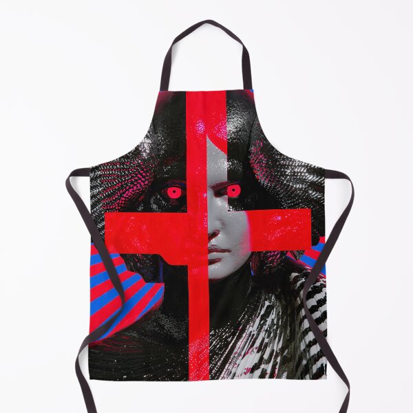 Item preview, Psychedelic Woman Beneath Crimson Cross designed and sold by bubblegoth.