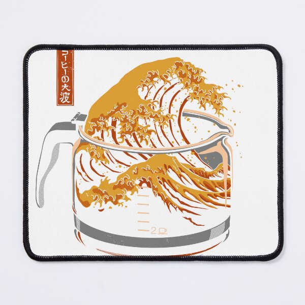 Item preview, The Great Wave of Coffee designed and sold by Elan Harris.