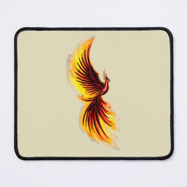 Item preview, Majestic Phoenix Rising - Fiery Mythical Firebird Art designed and sold by URSM.