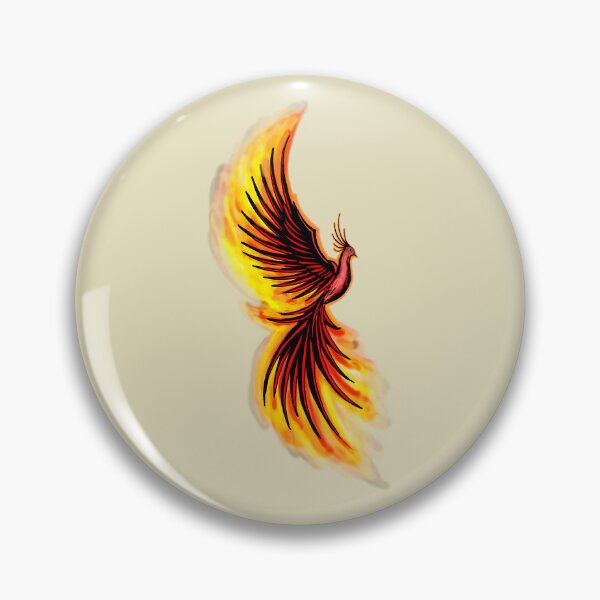 Item preview, Majestic Phoenix Rising - Fiery Mythical Firebird Art designed and sold by URSM.