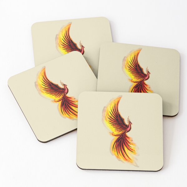Item preview, Majestic Phoenix Rising - Fiery Mythical Firebird Art designed and sold by URSM.