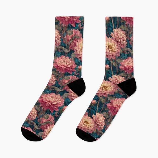 Item preview, Delicate Dahlias Flower  - Flower Bouquet Pattern  - Gifts For Women designed and sold by RoyalStarsPatts.