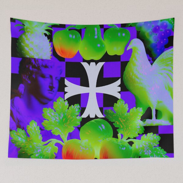 Item preview, Psychedelic Harvest Oracle With Rooster designed and sold by bubblegoth.