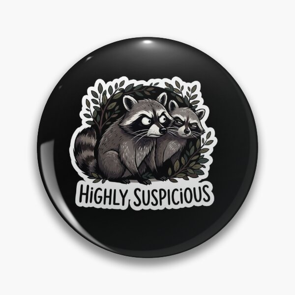 Item preview, Highly Suspicious Raccoons Giving Side Eye designed and sold by Owcomm.