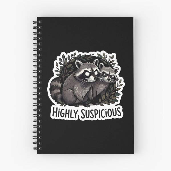 Item preview, Highly Suspicious Raccoons Giving Side Eye designed and sold by Owcomm.