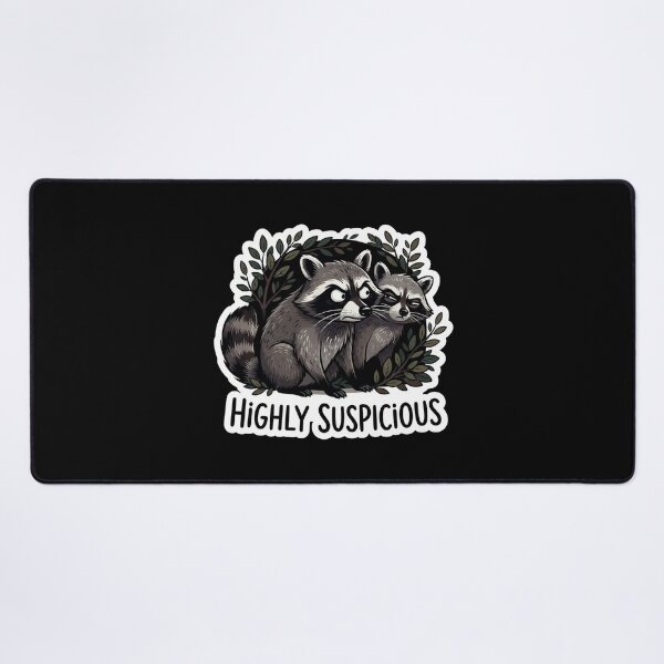 Item preview, Highly Suspicious Raccoons Giving Side Eye designed and sold by Owcomm.
