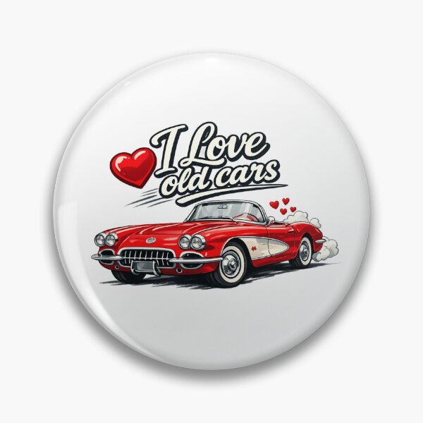 Item preview, I love old cars corvette designed and sold by PabDam.