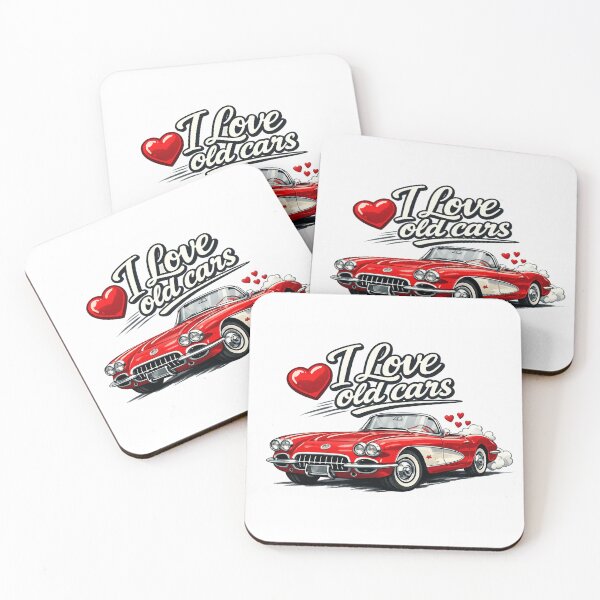 Item preview, I love old cars corvette designed and sold by PabDam.