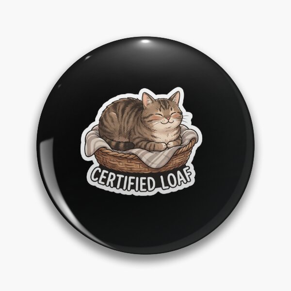 Item preview, Certified Loaf Tabby Cat in Basket designed and sold by Owcomm.