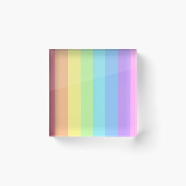 Item preview, Light spring colour palette stripe design designed and sold by KLflorals.