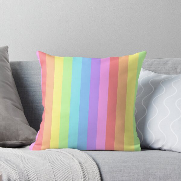 Item preview, Light spring colour palette stripe design designed and sold by KLflorals.