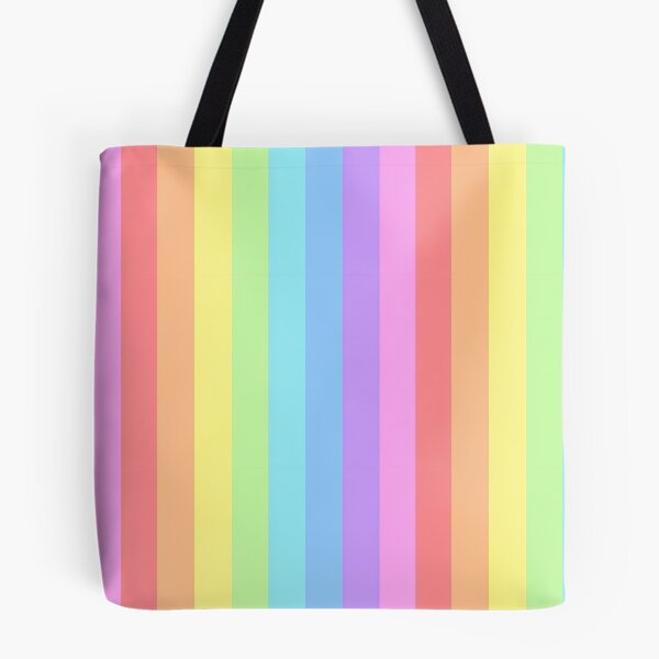 Item preview, Light spring colour palette stripe design designed and sold by KLflorals.