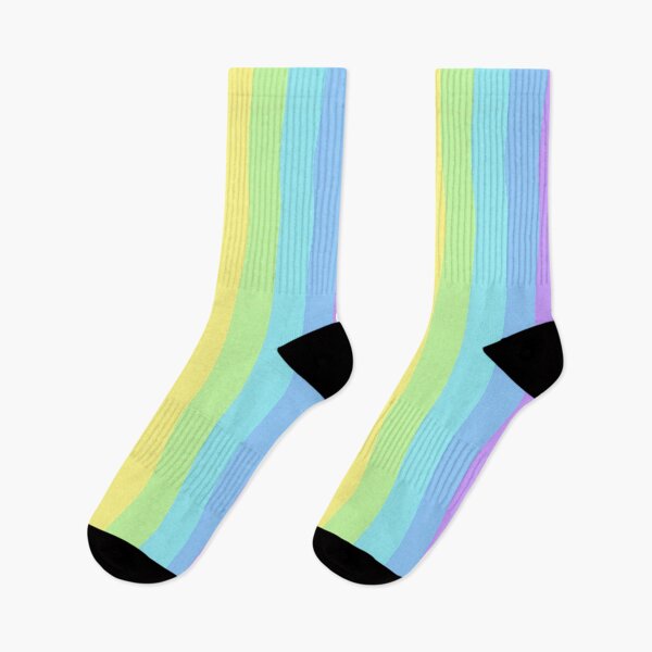 Item preview, Light spring colour palette stripe design designed and sold by KLflorals.