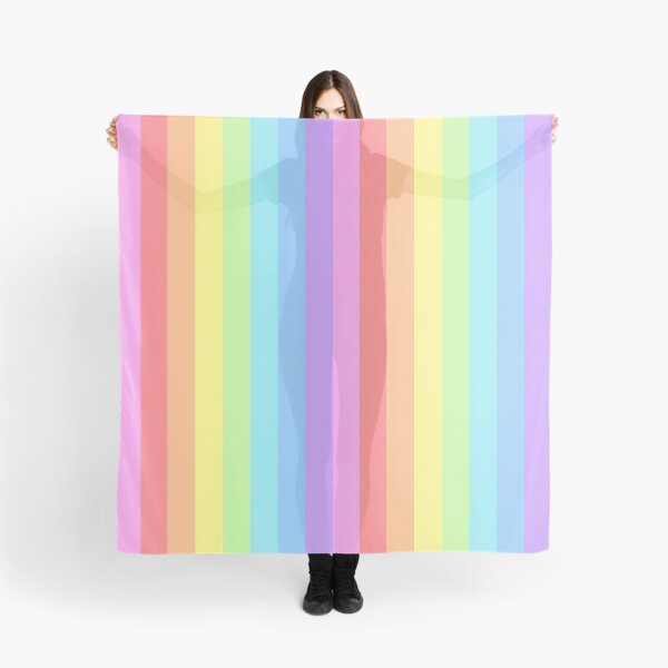 Item preview, Light spring colour palette stripe design designed and sold by KLflorals.