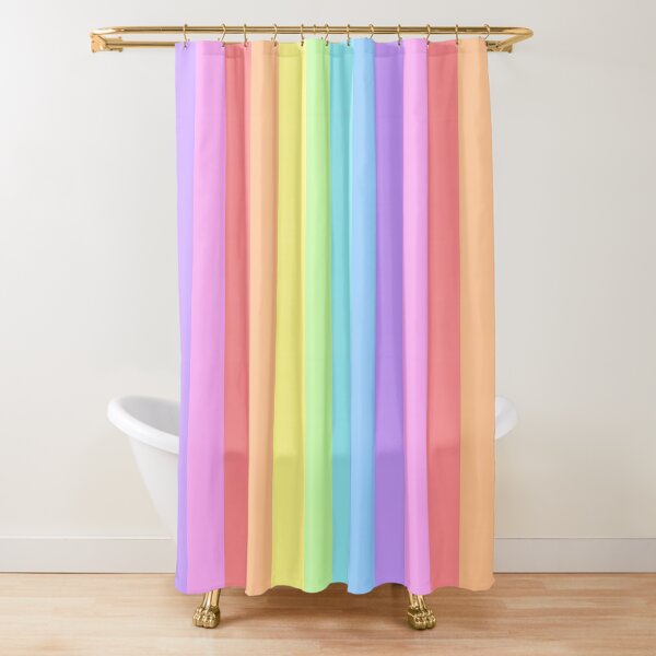 Item preview, Light spring colour palette stripe design designed and sold by KLflorals.