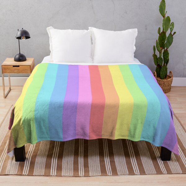 Item preview, Light spring colour palette stripe design designed and sold by KLflorals.