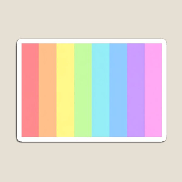 Item preview, Light spring colour palette stripe design designed and sold by KLflorals.