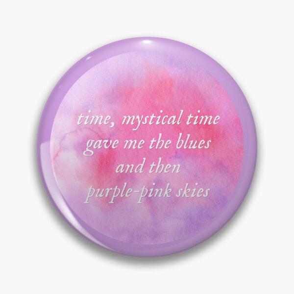 Item preview, invisible string  - water colors, purple pink skies folklore designed and sold by taylorvinyls.