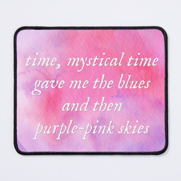 Item preview, invisible string - water colors, purple pink skies folklore designed and sold by taylorvinyls.
