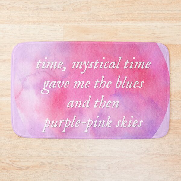 Item preview, invisible string  - water colors, purple pink skies folklore designed and sold by taylorvinyls.