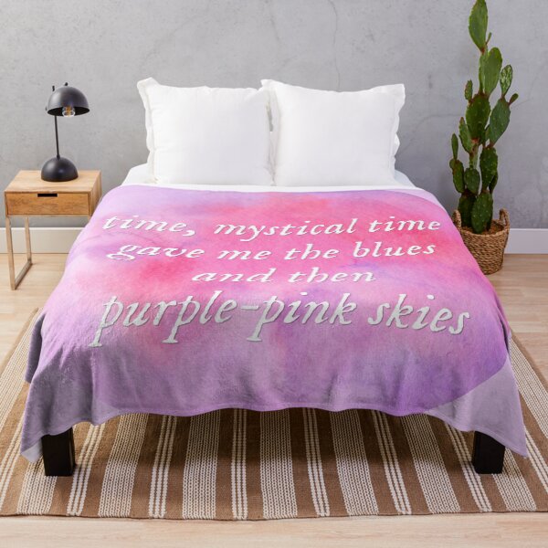 Item preview, invisible string - water colors, purple pink skies folklore designed and sold by taylorvinyls.