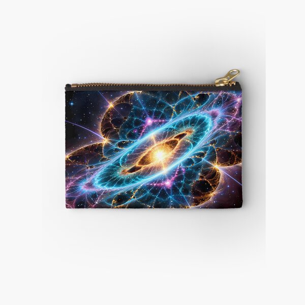 Item preview, Cosmic Nebula Neon Cyberpunk Desk Mat Art designed and sold by CuteSlothWorld.