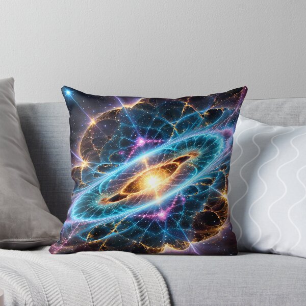 Item preview, Cosmic Nebula Neon Cyberpunk Desk Mat Art designed and sold by CuteSlothWorld.