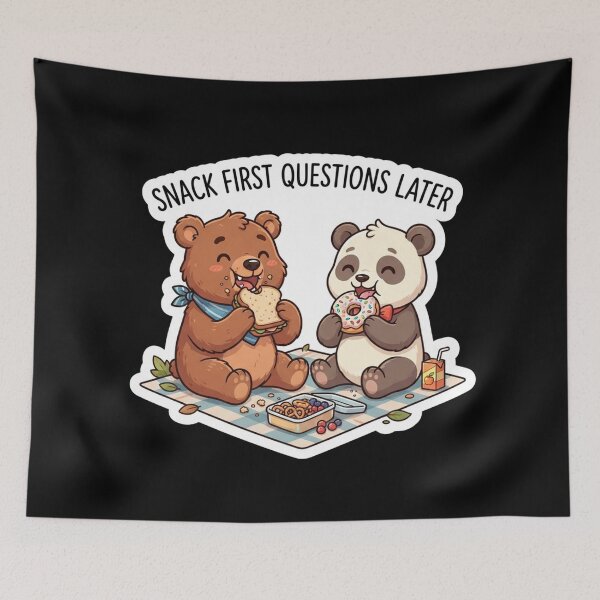 Item preview, Cute Bears Picnic Snack First Questions Later designed and sold by Owcomm.