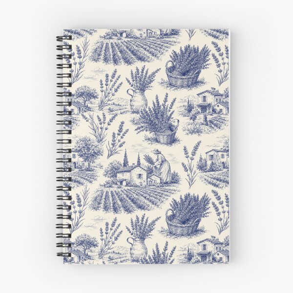 Item preview, Lavender French Toile Provencal Seamless Pattern designed and sold by Inkworksbyshery.
