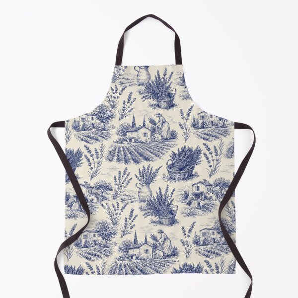 Item preview, Lavender French Toile Provencal Seamless Pattern designed and sold by Inkworksbyshery.