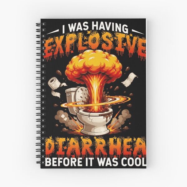 Item preview, I Was Having Explosive Diarrhea Before It Was Cool Funny Meme Design designed and sold by haitrieuic96.