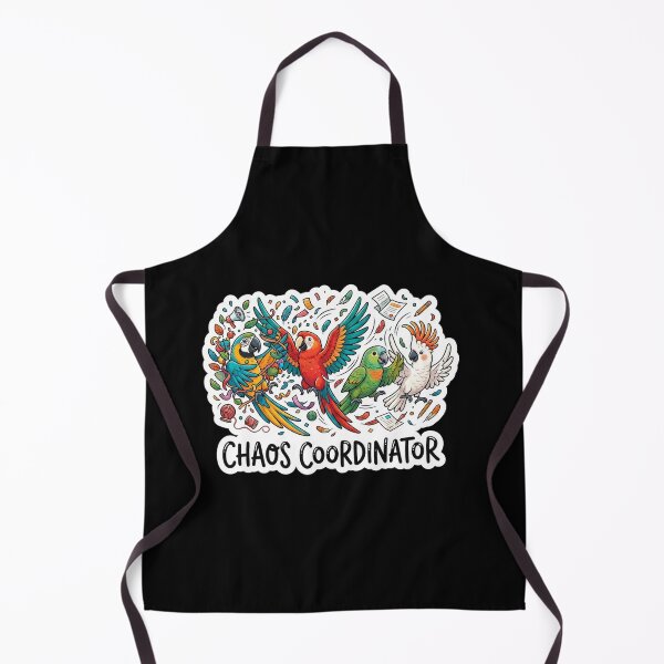 Item preview, Colorful Parrots Funny Chaos Coordinator Quote designed and sold by Owcomm.