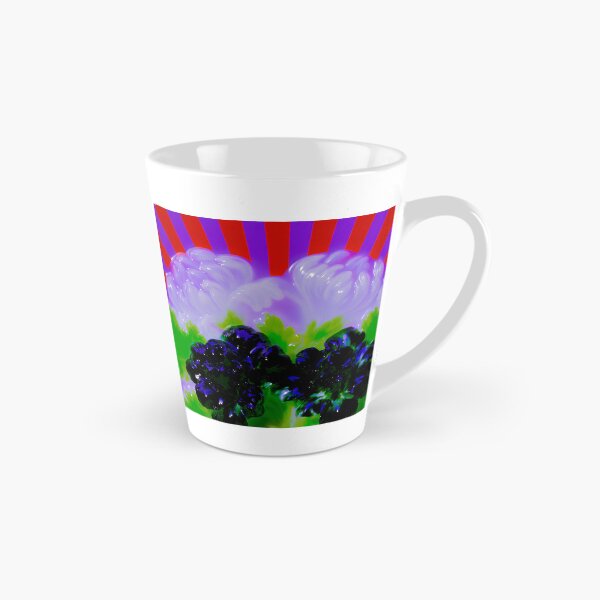 Item preview, Psychedelic Black Flowers Beneath Neon Rays designed and sold by bubblegoth.