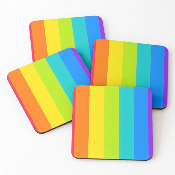 Item preview, Bright spring colour palette stripe design designed and sold by KLflorals.