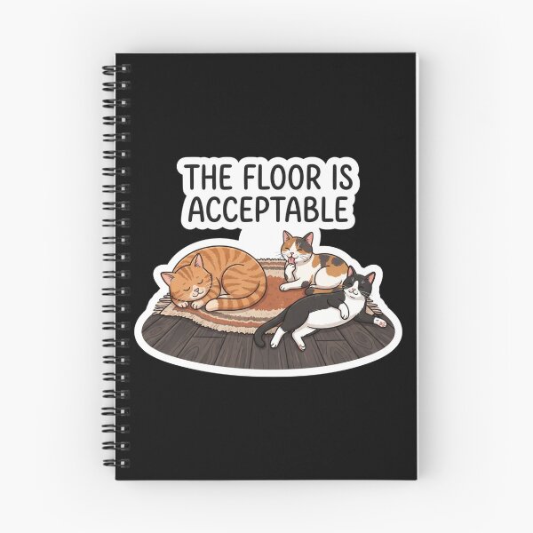 Item preview, The Floor Is Acceptable Cute Cats designed and sold by Owcomm.