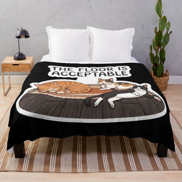 Item preview, The Floor Is Acceptable Cute Cats designed and sold by Owcomm.