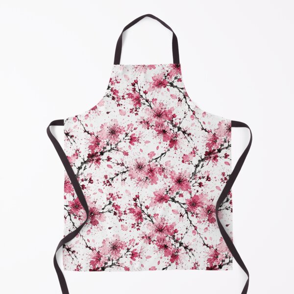 Item preview, Cherry Blossom Splatter Watercolor Expressive Seamless Pattern designed and sold by Inkworksbyshery.