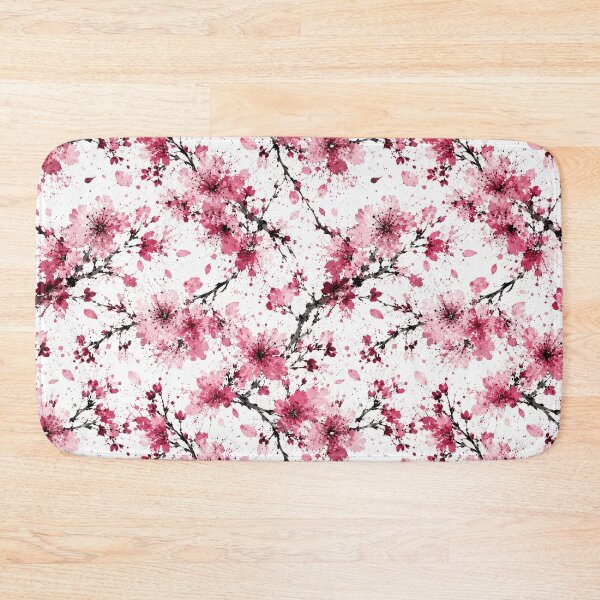 Item preview, Cherry Blossom Splatter Watercolor Expressive Seamless Pattern designed and sold by Inkworksbyshery.