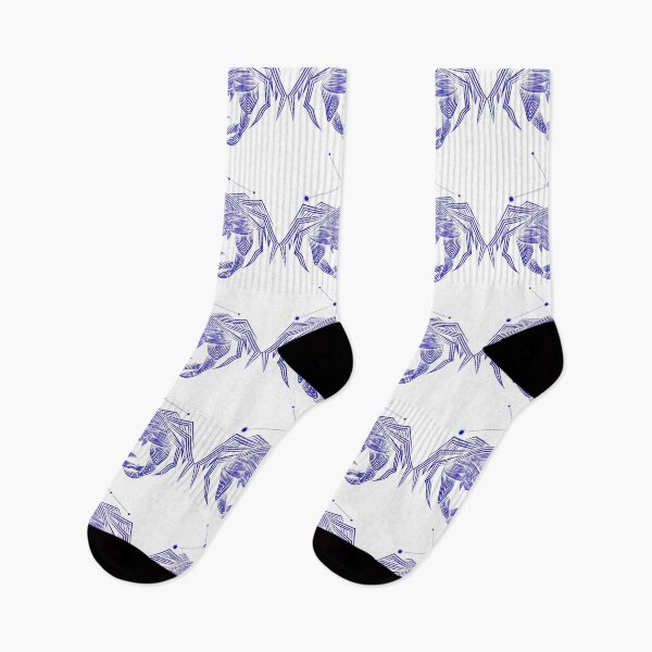 Item preview, Cancer Zodiac Constellation Blue Line Art designed and sold by JAMerArc.